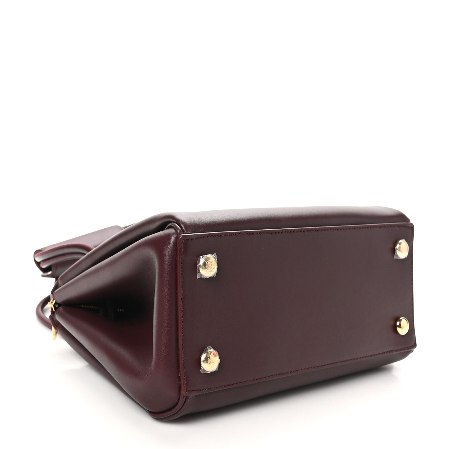 Supple Calfskin Small Madrid Bag Dark Burgundy
