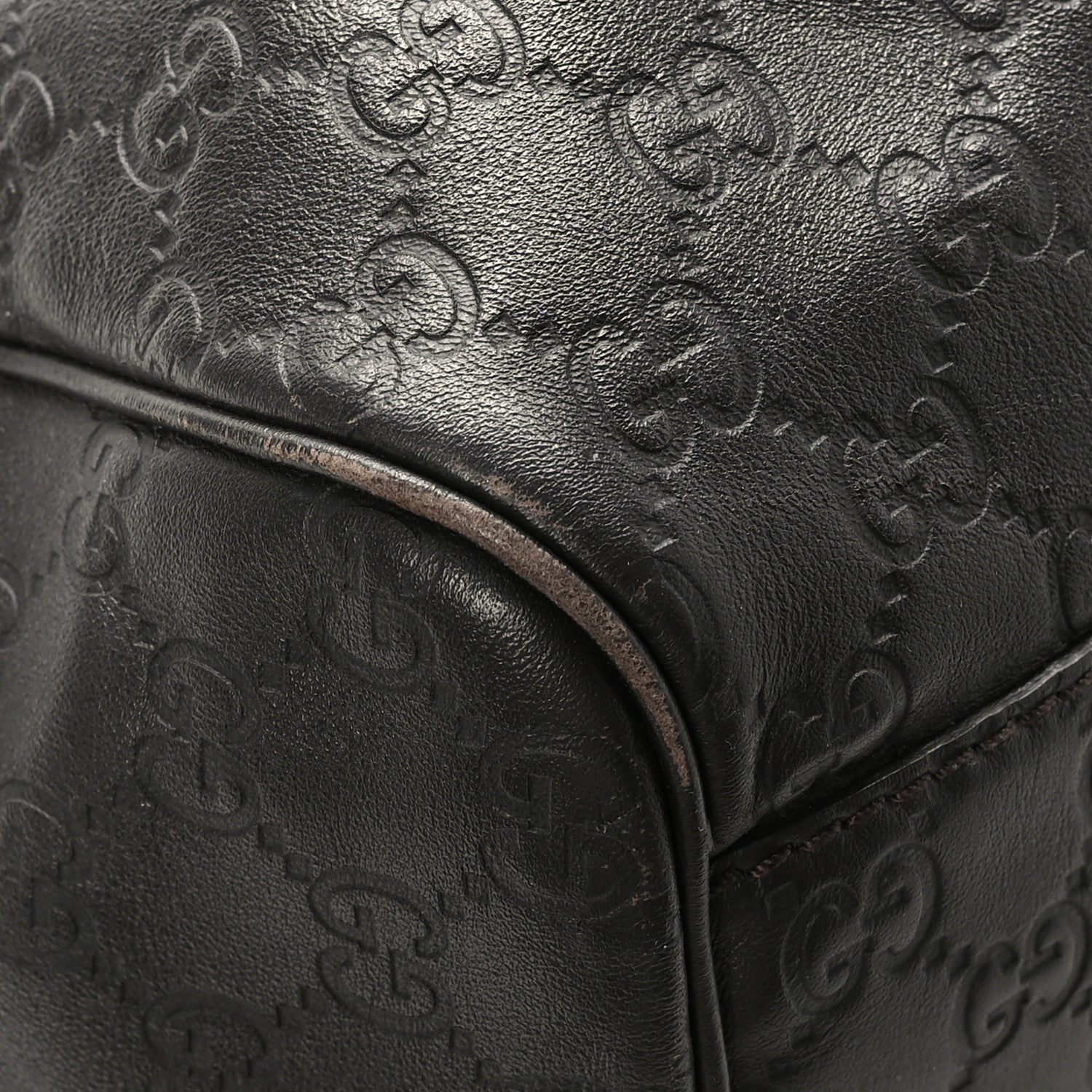 Gucci Guccissima Signature Large Sukey Tote Chocolate 12 of 13