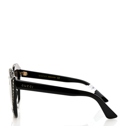 Gucci Crystal Cat Eye Sunglasses GG0118S Black 3 of 8