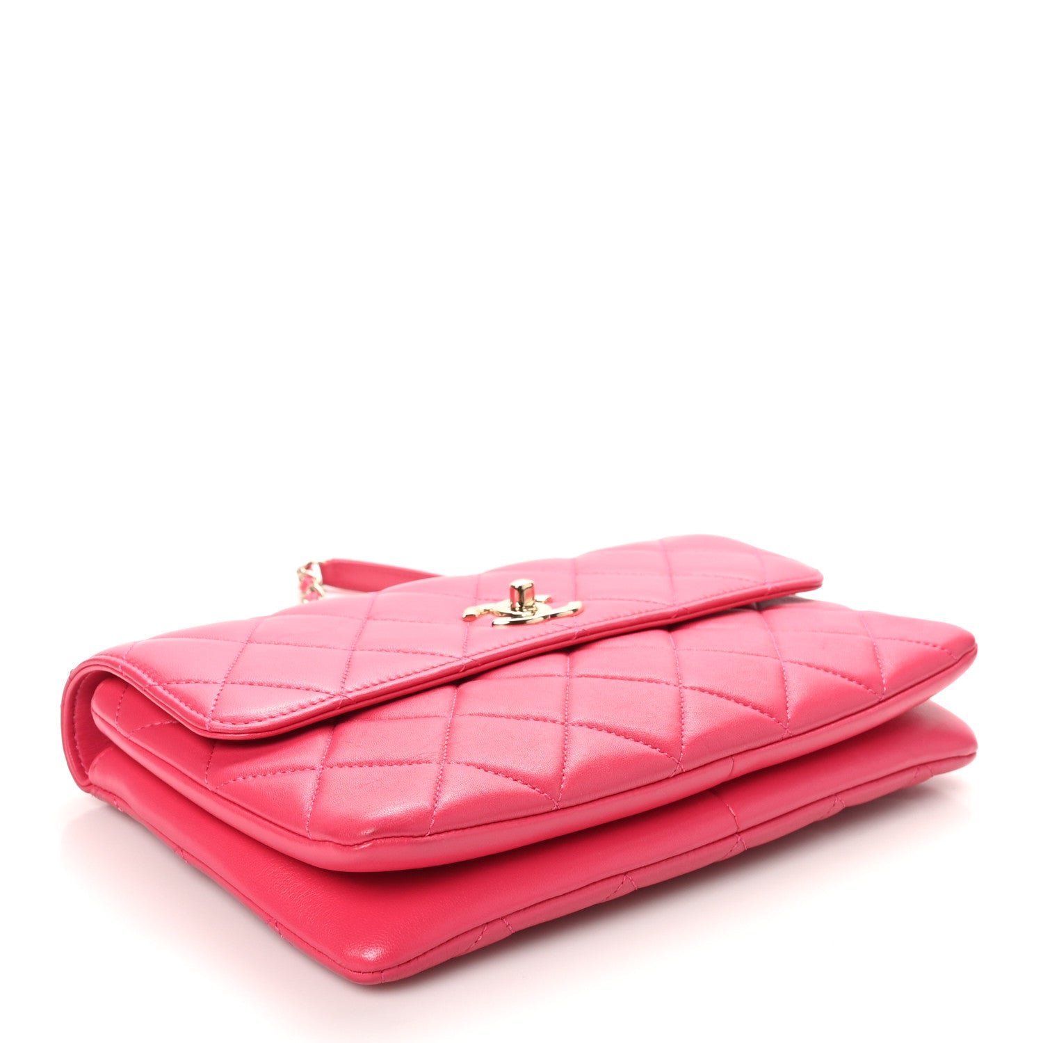 Chanel Lambskin Quilted Medium Trendy CC Flap Dark Pink 4 of 10