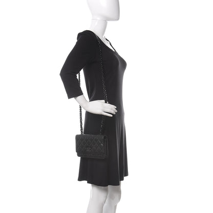 Chanel Caviar Quilted My Everything Wallet On Chain WOC Black 2 of 12