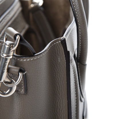 Celine Drummed Calfskin Nano Luggage Souris 13 of 13