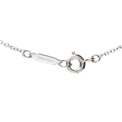 Tiffany Platinum Diamond Small Cross Pendant Necklace 4 of 4
