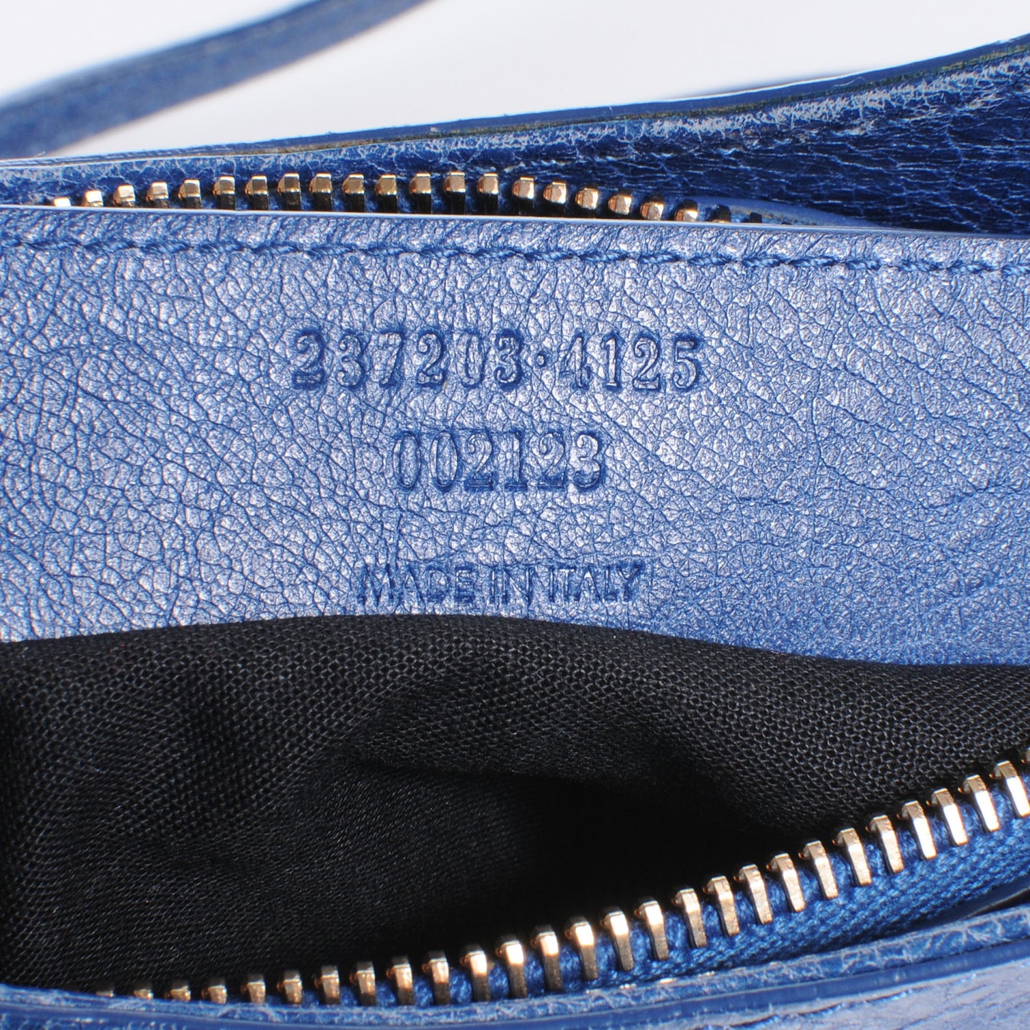 Balenciaga Agneau Giant 12 Rose Gold Hardware Hip Bleu Cobalt 8 of 9