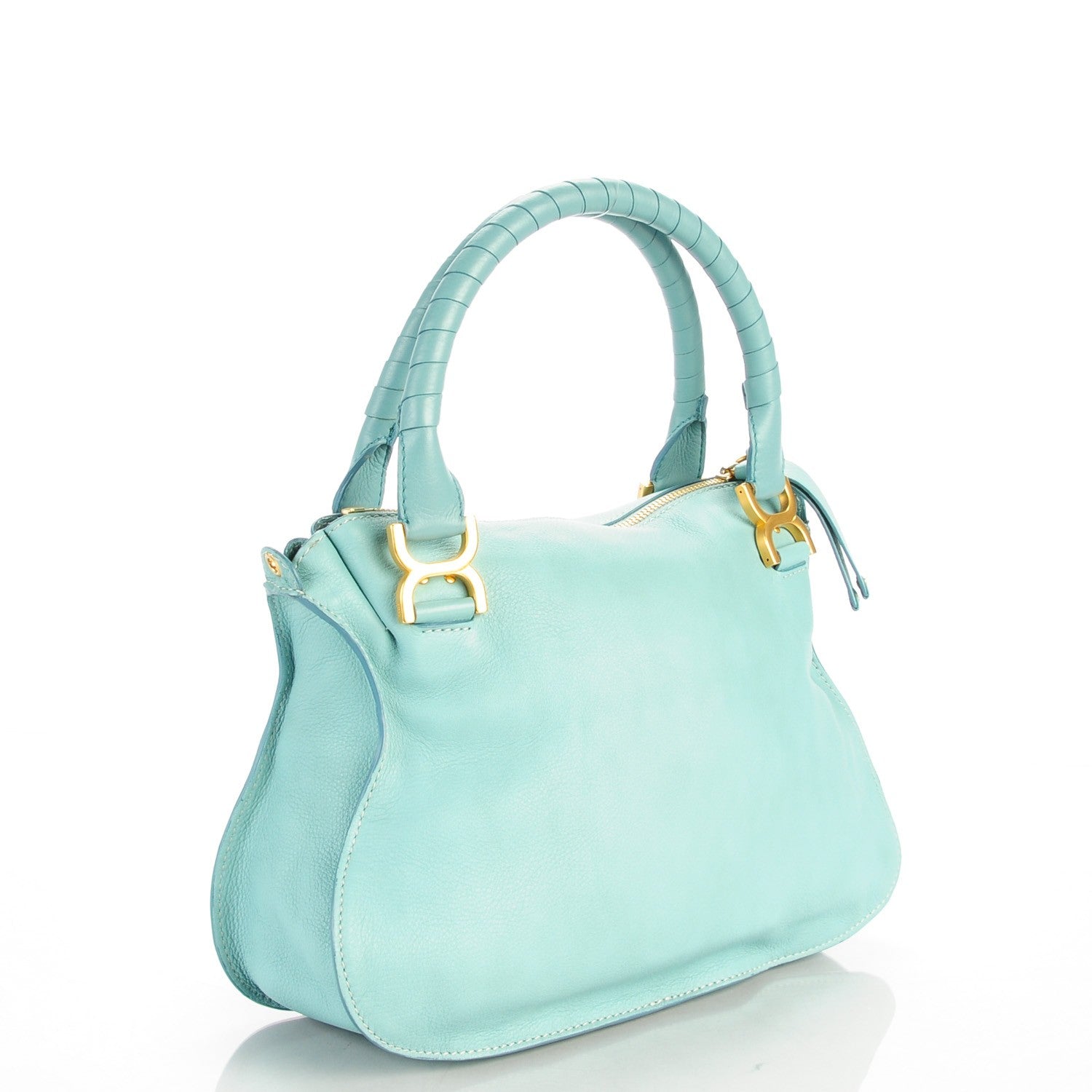 Chloe Calfskin Medium Marcie Satchel Mint Tea 3 of 7