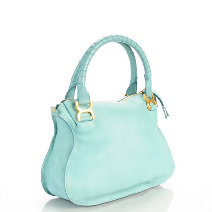 Chloe Calfskin Medium Marcie Satchel Mint Tea 3 of 7