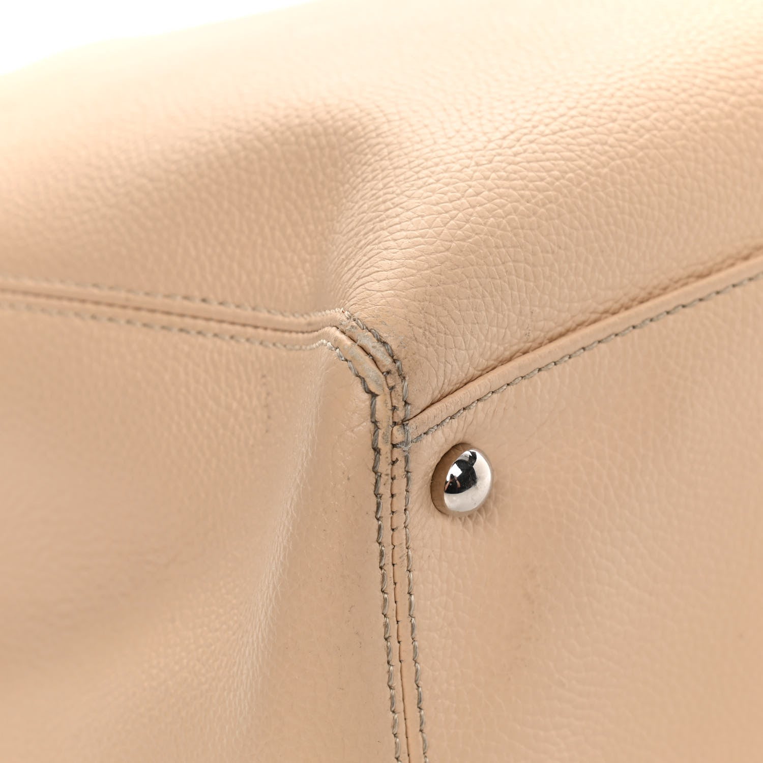 Chanel Calfskin Cerf Executive Shopper Tote Beige 8 of 24