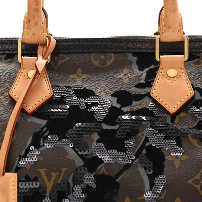 Louis Vuitton Monogram Fleur De Jais Sequins Speedy 30 8 of 14