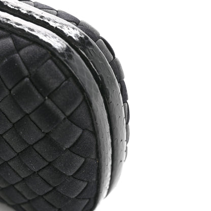 Bottega Veneta Satin Intreccio Impero Ayers Knot Clutch Black 7 of 8