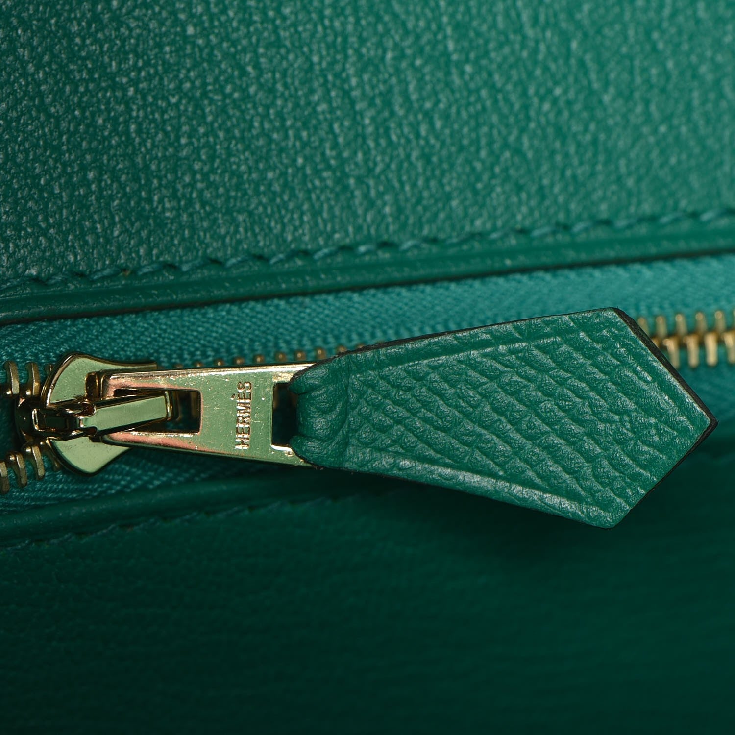 Hermes Epsom Birkin 30 Vert Vertigo 22 of 29