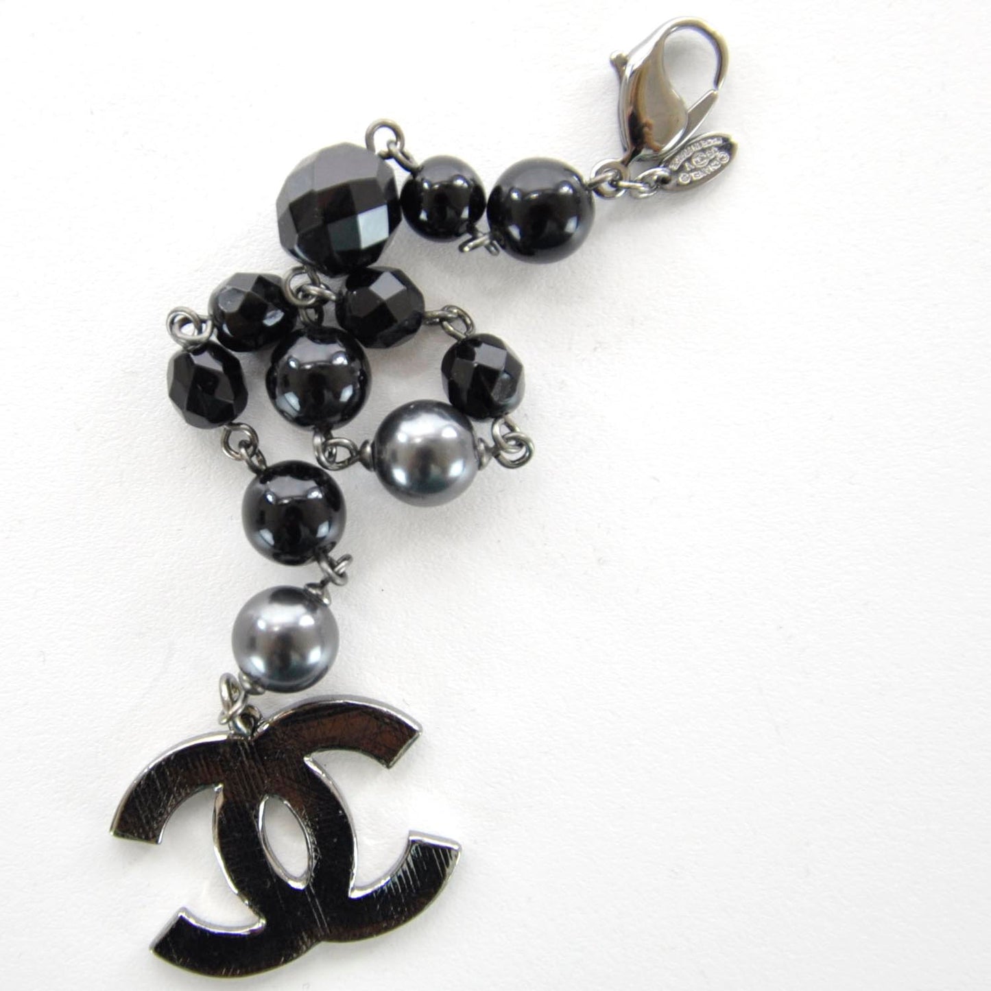 Beaded CC Bracelet Black