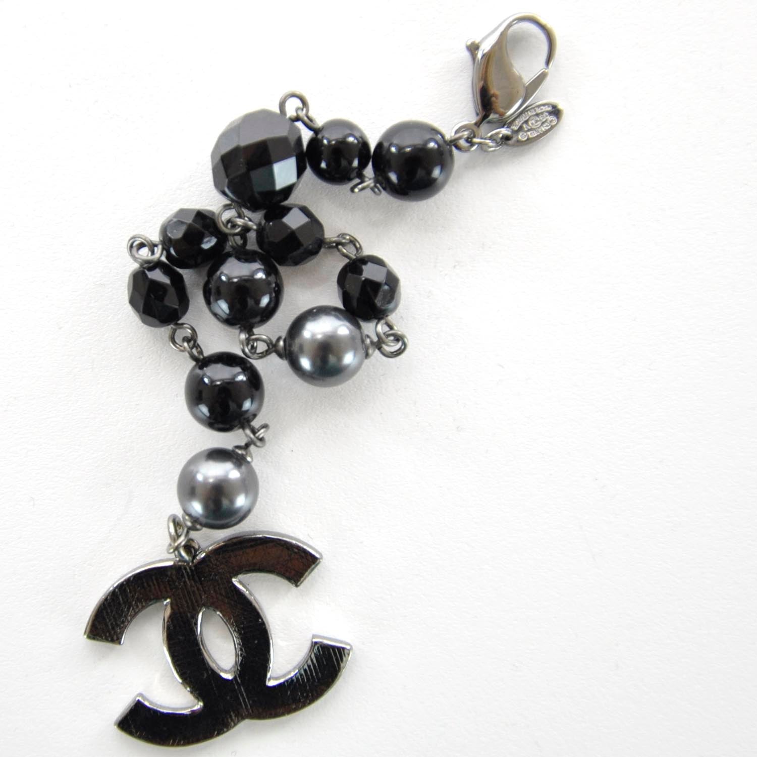Chanel Beaded CC Bracelet Black 4 of 4