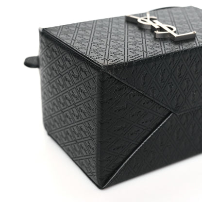 Saint Laurent Calfskin Monogram Take Away Box Black 9 of 10