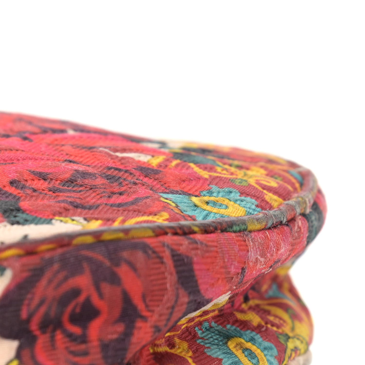 Dolce & Gabbana Fabric Floral Print Round Crossbody Multicolor 9 of 10