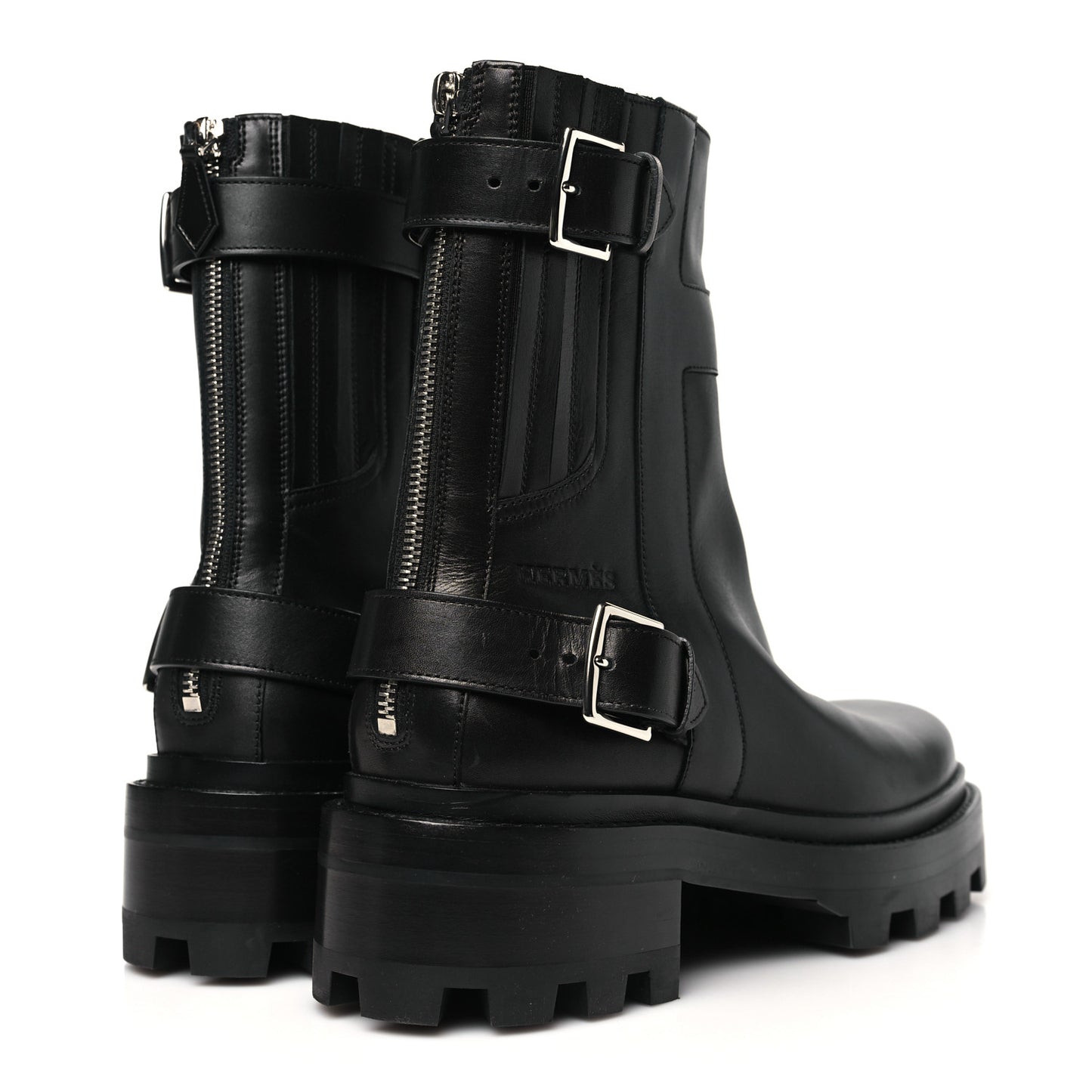 Calfskin Jaime Ankle Boots 41 Black