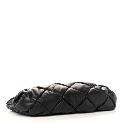 Bottega Veneta Nappa Intrecciato Maxi Padded Lock Large Shoulder Bag Black 4 of 8