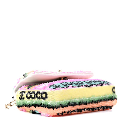 Chanel Sequin COCO Clutch With Chain Multicolor 4 of 11