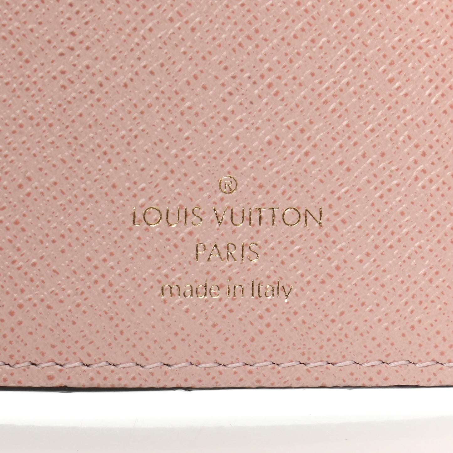 Damier Ebene Victorine Wallet Rose Ballerine