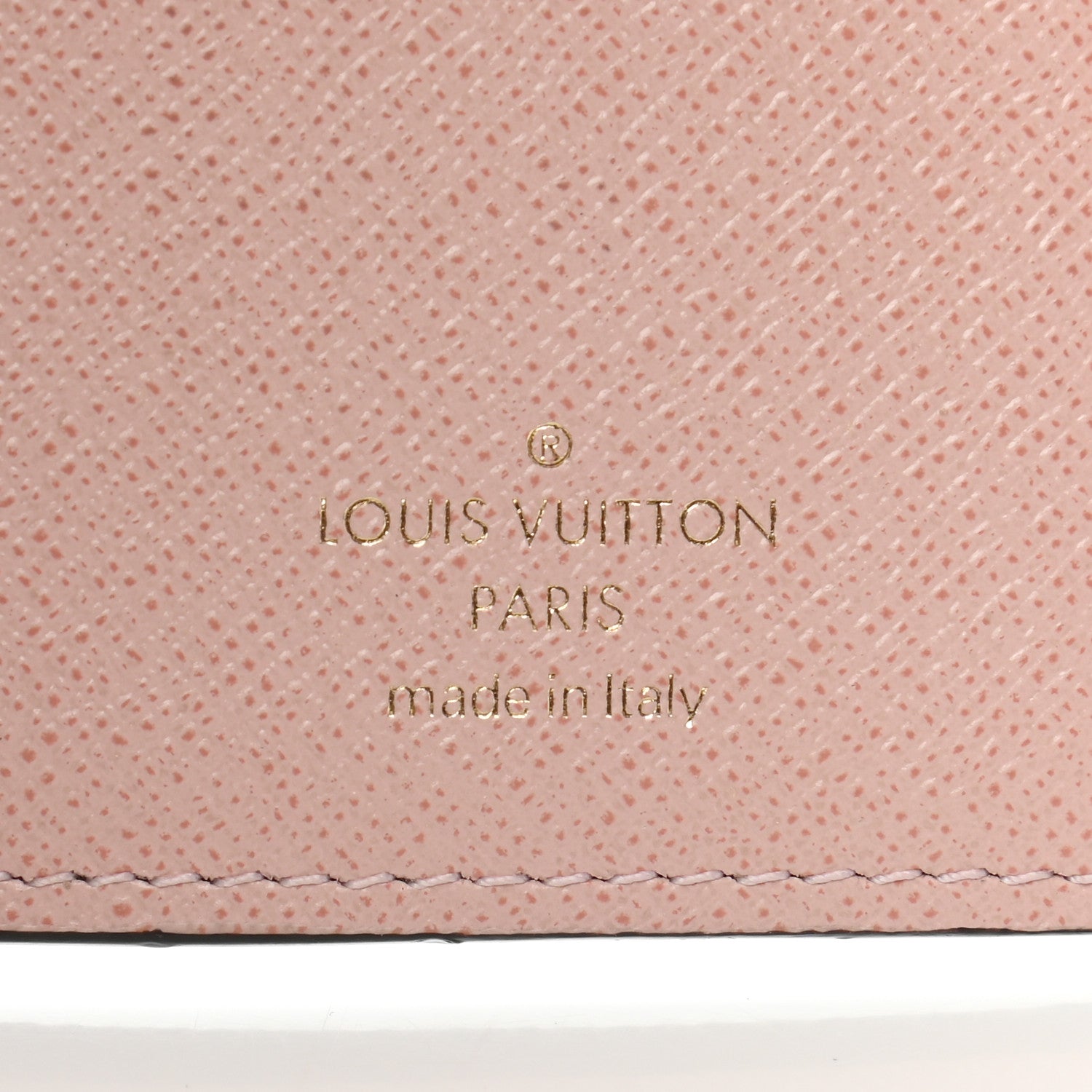 Louis Vuitton Damier Ebene Victorine Wallet Rose Ballerine 6 of 7