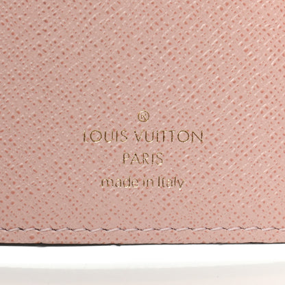 Louis Vuitton Damier Ebene Victorine Wallet Rose Ballerine 6 of 7