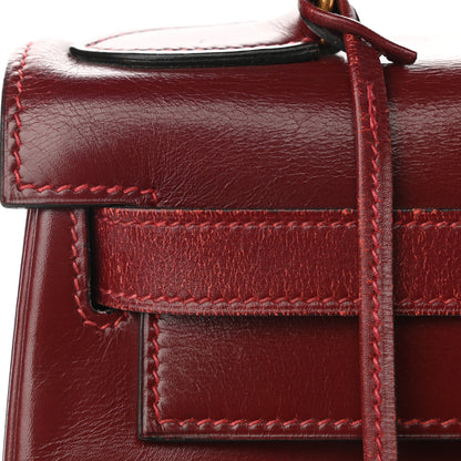 Hermes Box Kelly Retourne 28 Rouge H 21 of 25
