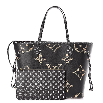 Louis Vuitton Monogram Giant Jungle Neverfull MM Black 1 of 12