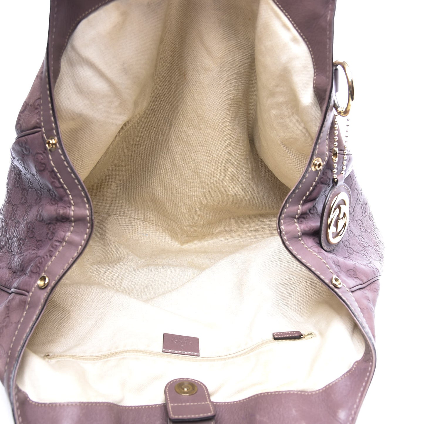 Guccissima Large Sukey Tote Mauve