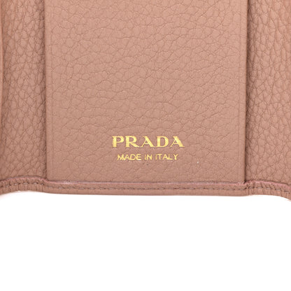 Prada Vitello Grain 6 Key Holder Cipria 6 of 7