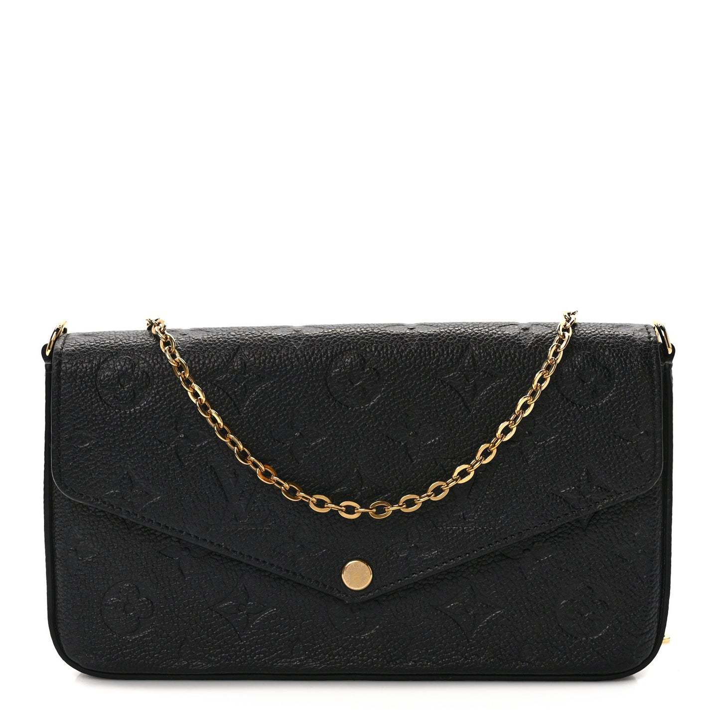 Empreinte Pochette Felicie Chain Wallet Black