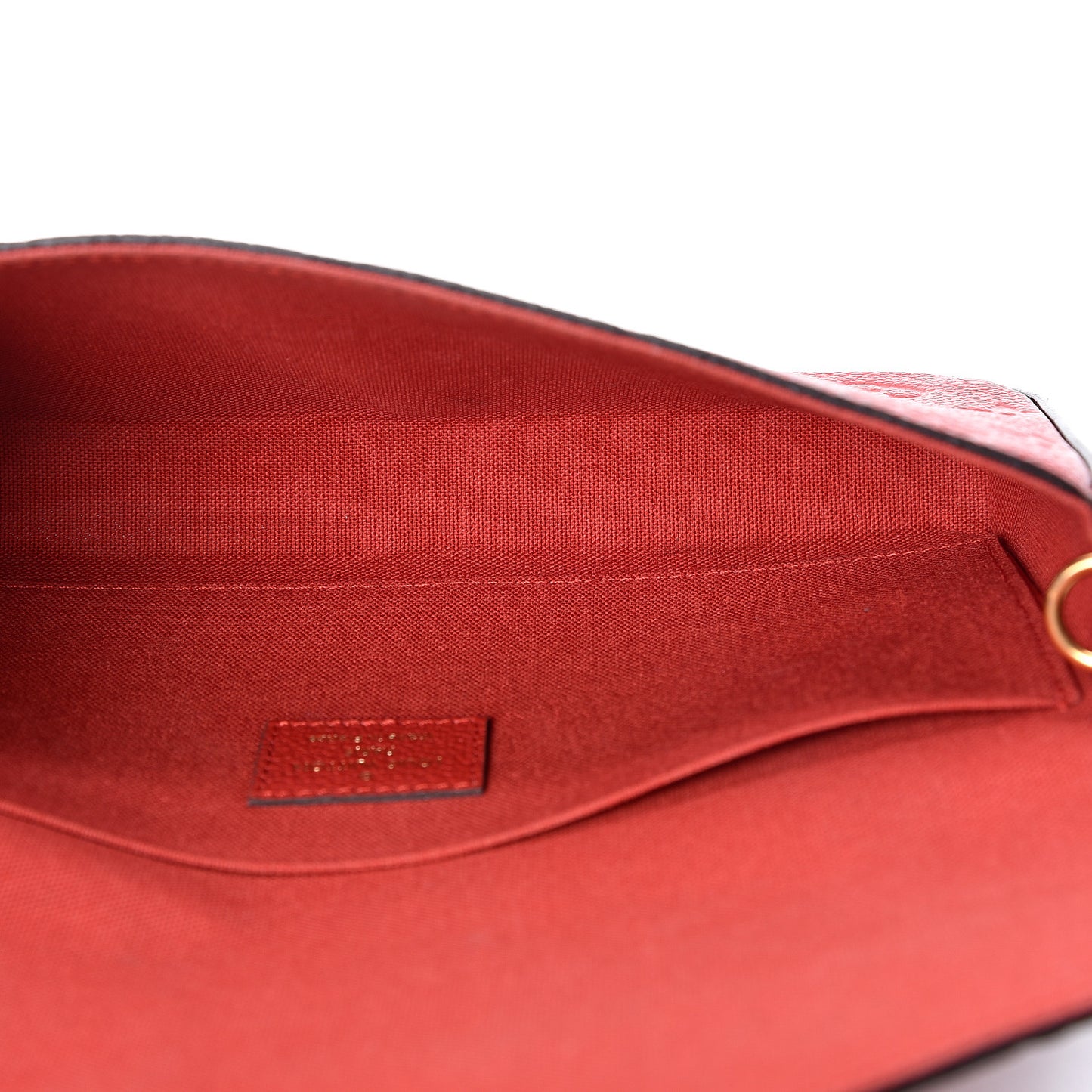 Empreinte Pochette Felicie Chain Wallet Scarlet