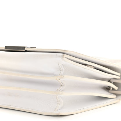 Off-White Calfskin Binder Clip Bag White 10 of 16