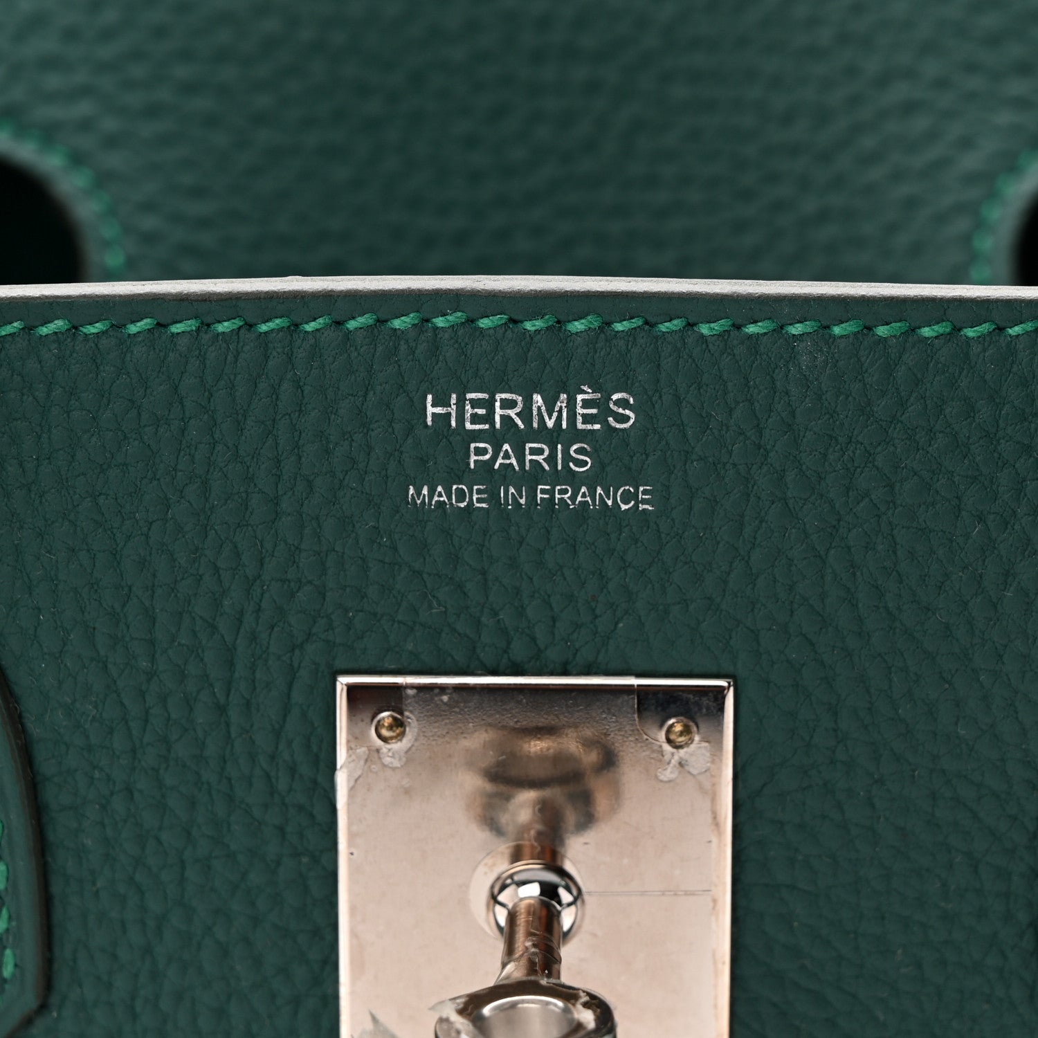 Hermes Togo Birkin 30 Malachite 6 of 11