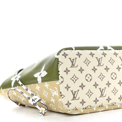 Louis Vuitton Monogram Giant Neverfull MM Kaki 8 of 9