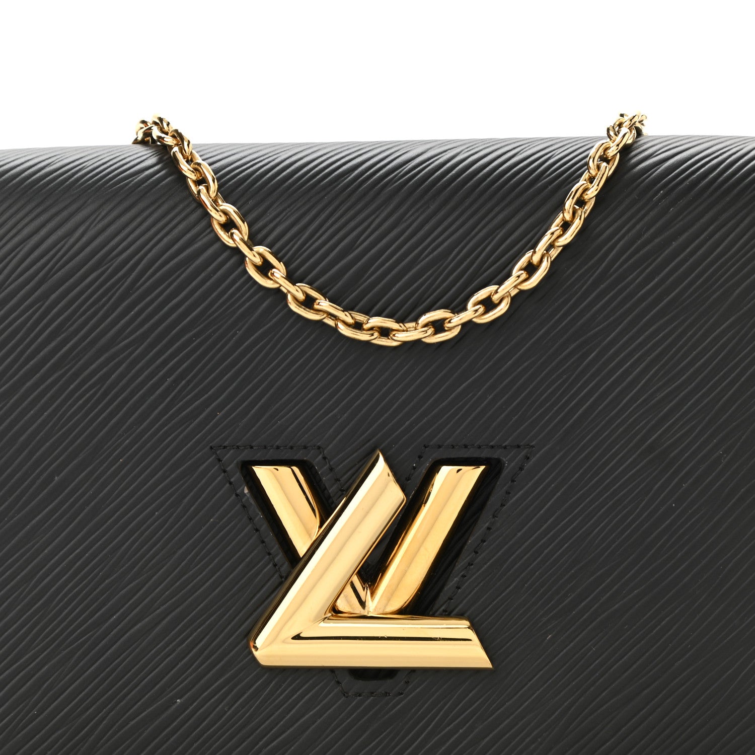 Louis Vuitton Epi Twist Belt Chain Wallet Black 7 of 10