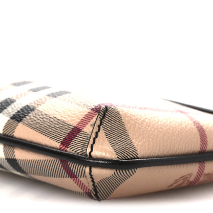 Burberry Haymarket Check Clara Pochette Chocolate 9 of 11