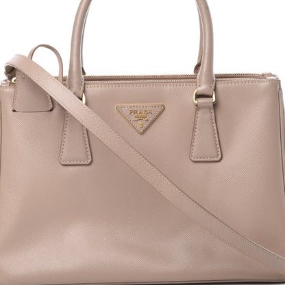 Prada Saffiano Small Galleria Double Zip Tote Cammeo 11 of 19