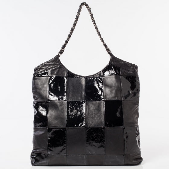 Chanel Patent Patchwork Brooklyn Large Tote 4 of 9