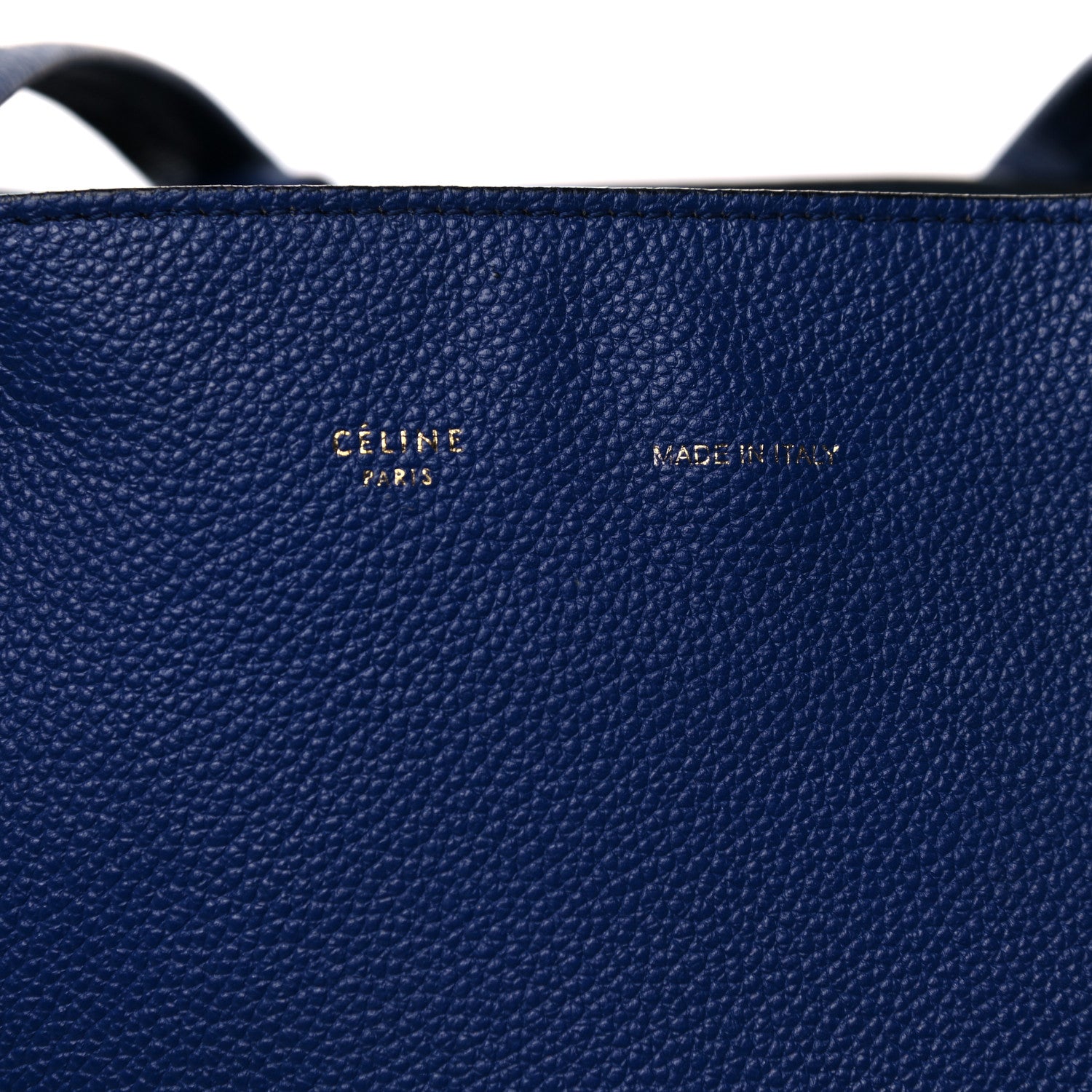 Celine Soft Grained Calfskin Small Belt Cabas Phantom Dark Blue 6 of 11