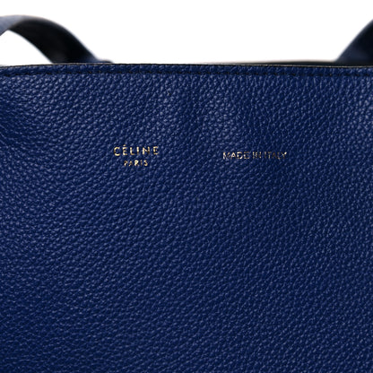 Celine Soft Grained Calfskin Small Belt Cabas Phantom Dark Blue 6 of 11