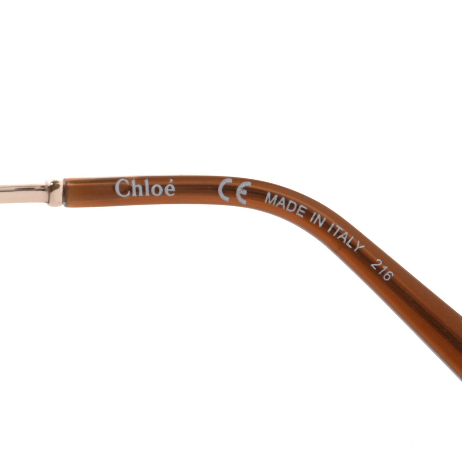 Chloe Metal Carlina Oversized Round Sunglasses CE114SD Gold 6 of 8