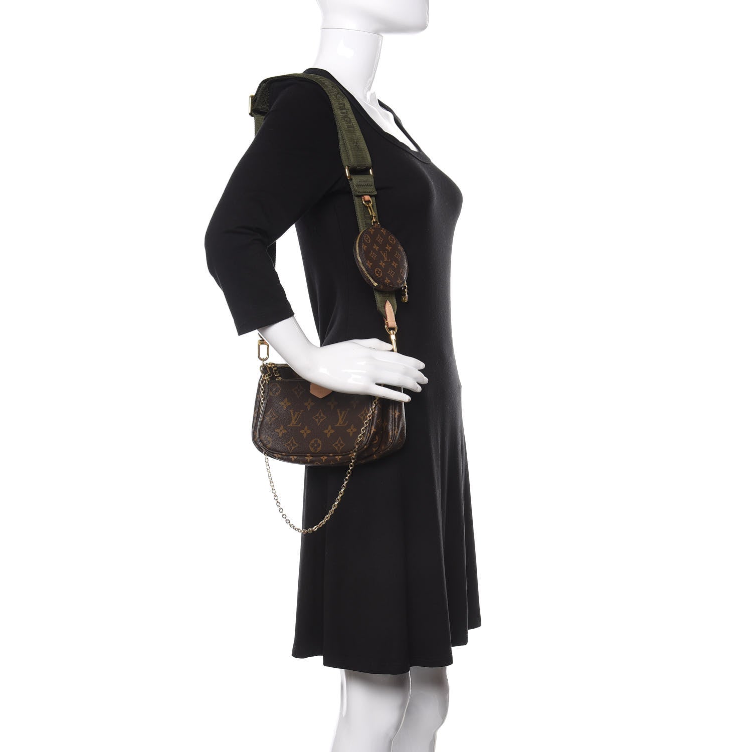 Louis Vuitton Monogram Multi Pochette Accessories Kaki 2 of 14