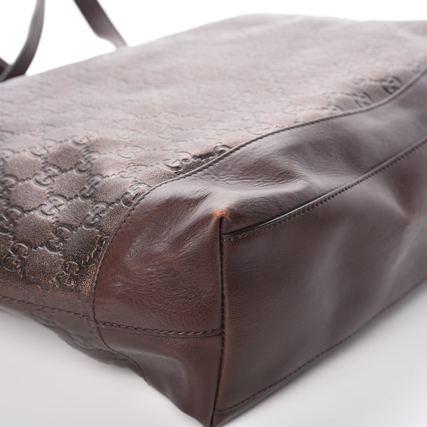 Guccissima Large Tote Bronze