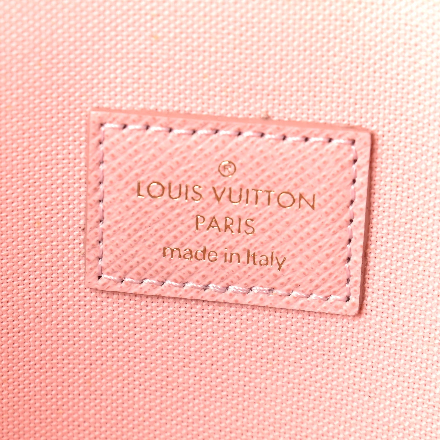 Louis Vuitton Damier Azur Pochette Felicie Chain Wallet Rose Ballerine 7 of 10