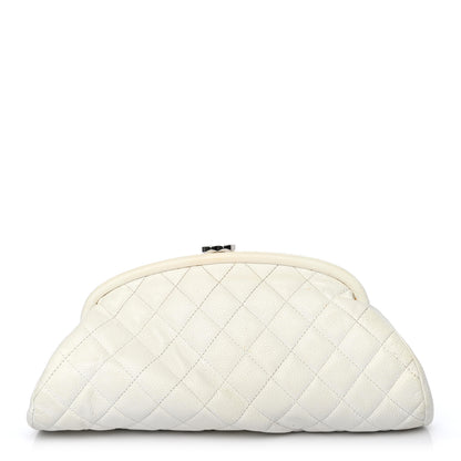 Chanel Caviar Quilted Timeless Clutch White 1 of 4