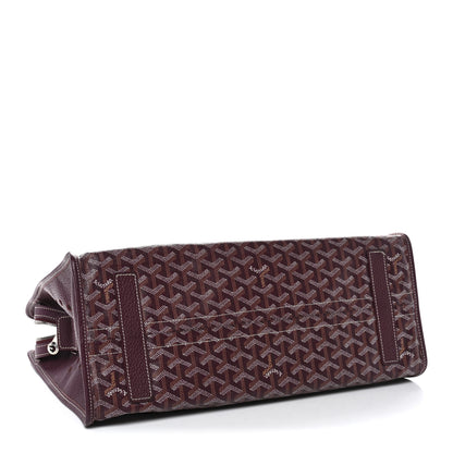 Goyard Goyardine Sac Hardy Pet Carrier PM Burgundy 4 of 15