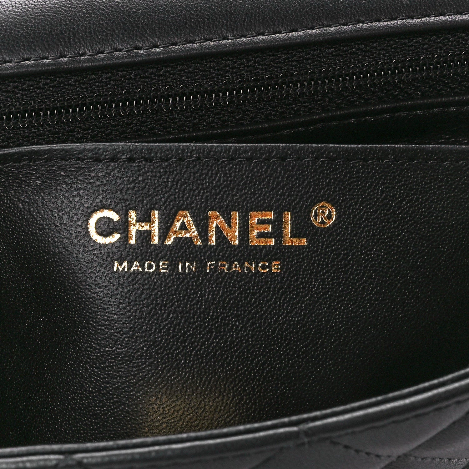 Chanel Lambskin Quilted Mini Rectangular Flap Black 6 of 11
