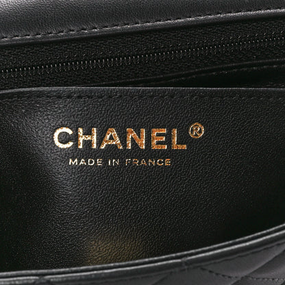 Chanel Lambskin Quilted Mini Rectangular Flap Black 6 of 11