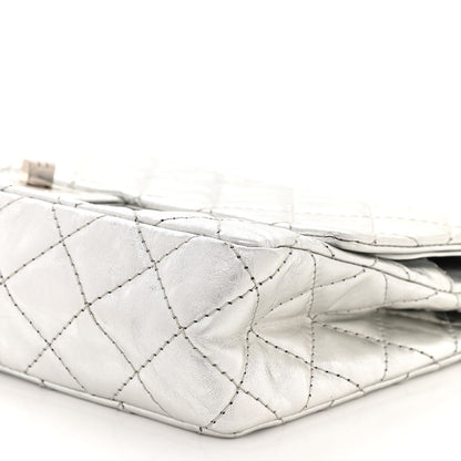 Chanel Metallic Aged Calfskin Quilted 2.55 Reissue 226 Flap Silver 10 of 10