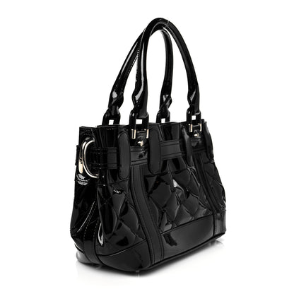 Burberry Patent Quilted Beaton Black 3 of 9
