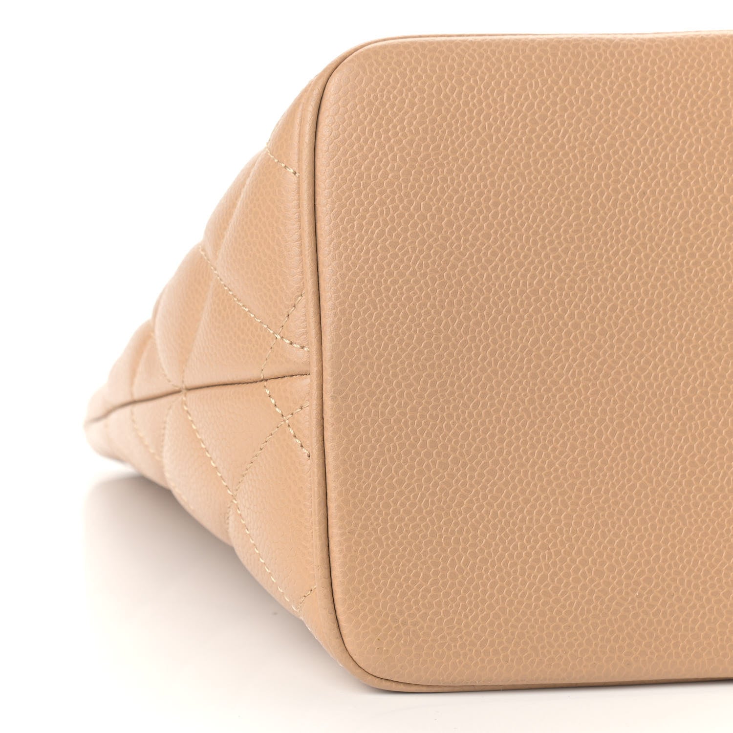 Chanel Caviar Quilted Medallion Tote Beige 8 of 9